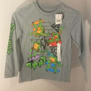 Gray ninja turtle shirt long sleeve( sizes XL, M , and L as well)